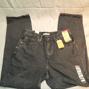 LEVI '94 Baggy. Black stone wash.  31×31. Mid rise,  straight leg.